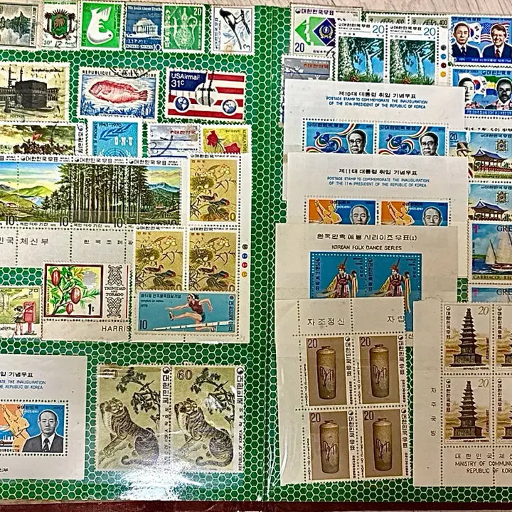 [BUNJANG] Vintage Stamp Collection (1960s-1980s) / 우표 모음 1960년대 ~ 1980년대 골동품