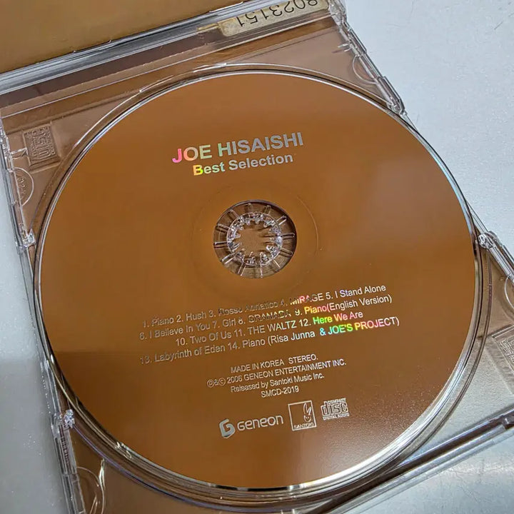 [BUNJANG] Joe Hisaishi Best Selection CD / Joe Hisaishi - Best Selection 히사이시 조 베스트 셀렉션
