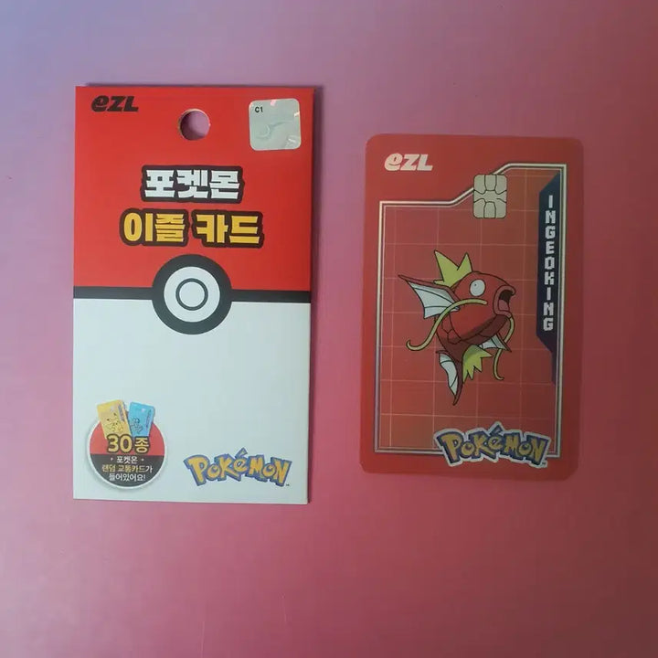 [BUNJANG] Pokemon 30th Anniversary Gyarados Transit Card / 포켓몬 30주년 교통카드 잉어킹