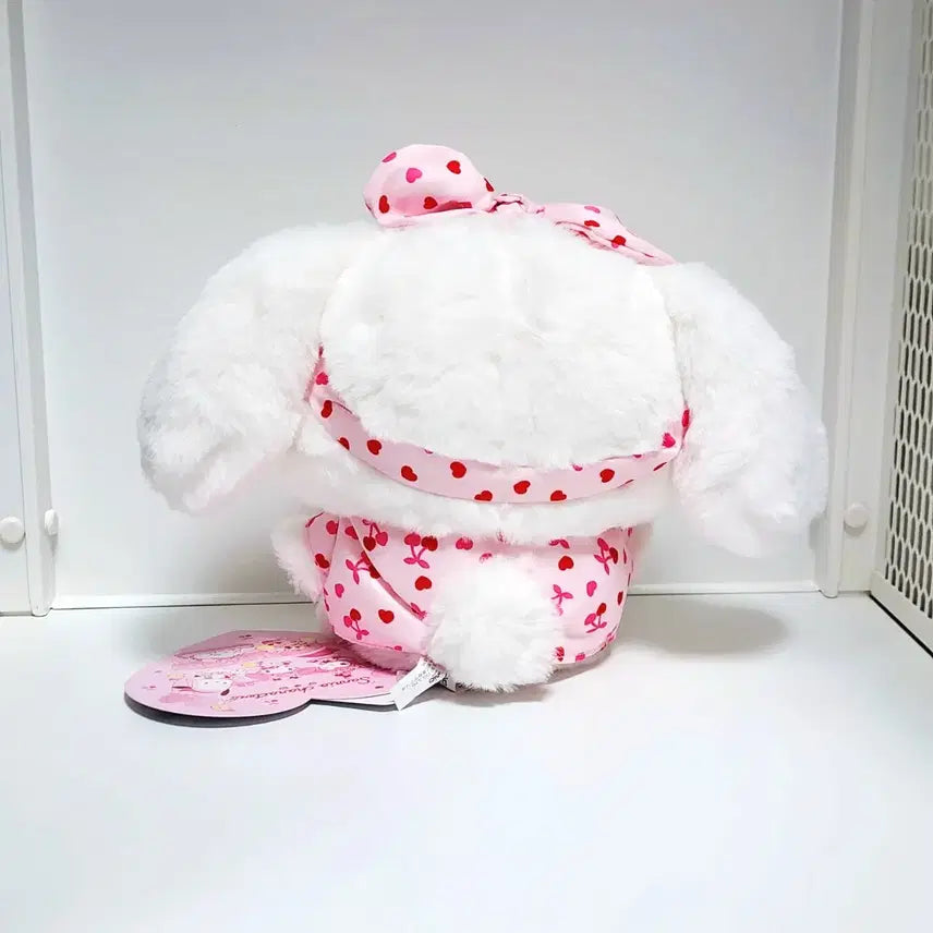 [BUNJANG] Sanrio Cinnamoroll Hokans Series Plush Doll - M Size Cherry Pajamas / 일본정품)산리오 시나모롤 호캉스 시리즈 인형_M사이즈 귀여운 체리파자마 시나몬롤 인테리어 누이 소품 선물