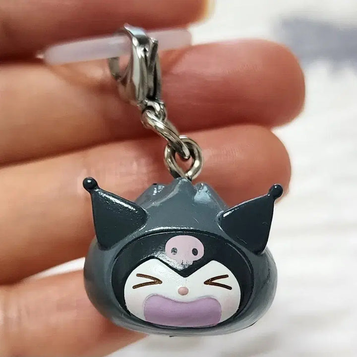 [BUNJANG] Kuromi Mandu Keychain / 쿠로미 만두 키링