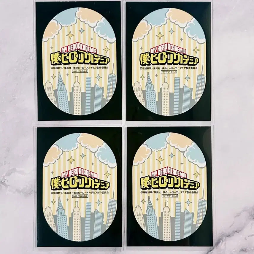 [BUNJANG] My Hero Academia Shigaraki Tomura, Dabi, Toga Himiko, Uraraka Ochako Medicos Mini Illustration Card Set / 히로아카 시가라키 토무라 다비 토가 히미코 우라라카 오챠코 메디코스 미니 일러스트 카드 나히아