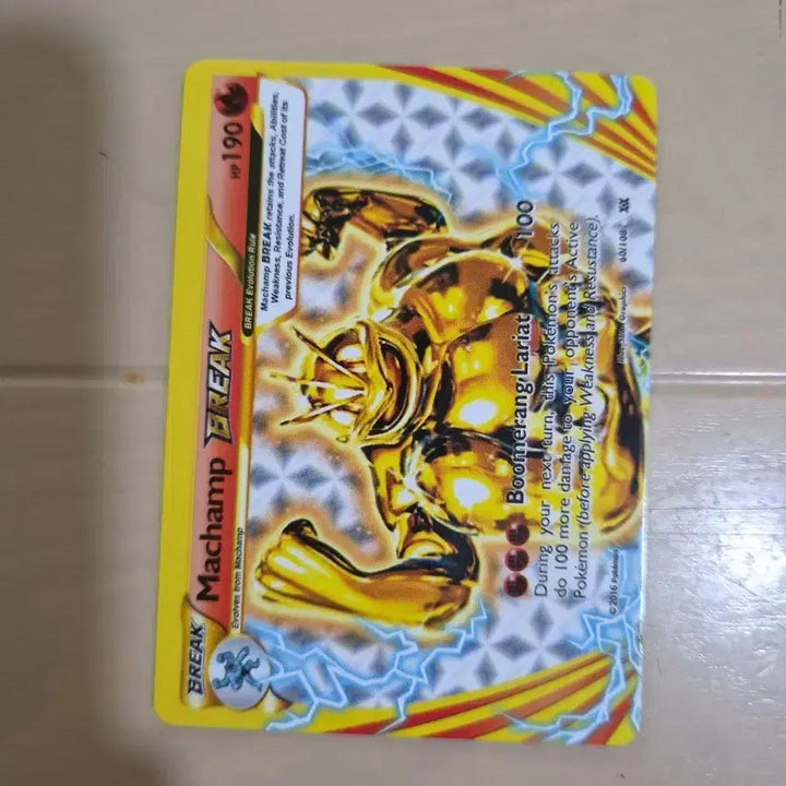 [BUNJANG] Pokemon Card Machamp BREAK 60/108 XX / 포켓몬 카드 Machamp BREAK (괴력몬 BREAK) 60/108 XX