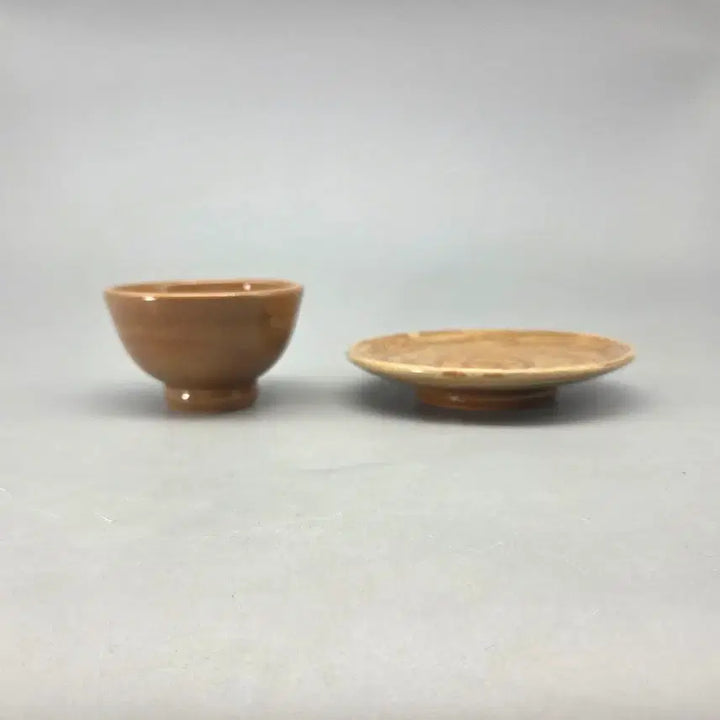 [BUNJANG] Toam Seowon Celadon Porcelain Teacup / 도자기 차도구 도예명장 토암 서타원 분청사기 물고기무늬 잔잔대