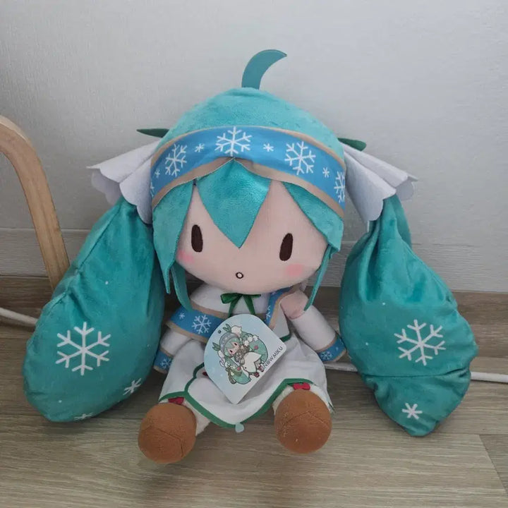 [BUNJANG] Sega Hatsune Miku Yukimiku 2015 Plush Doll / 세가 유키미쿠 2015 누이구루미 인형 하츠네 미쿠
