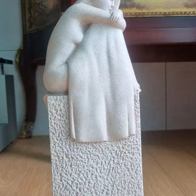[BUNJANG] MarBell Stone Art Belgium Vintage Woman Sculpture (Mid-Century Modern/Art Deco) / 벨기에 마벨 스톤아트 빈티지 조각상 ( 진품 )