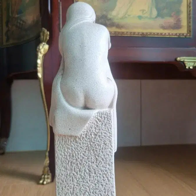 [BUNJANG] MarBell Stone Art Belgium Vintage Woman Sculpture (Mid-Century Modern/Art Deco) / 벨기에 마벨 스톤아트 빈티지 조각상 ( 진품 )