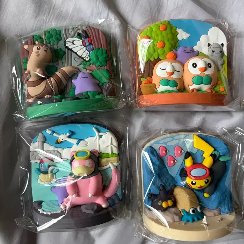 [BUNJANG] Pokemon Jeju Limited Edition Magnet Set (4 Types) / 포켓몬 제주 마그넷 4종 일괄