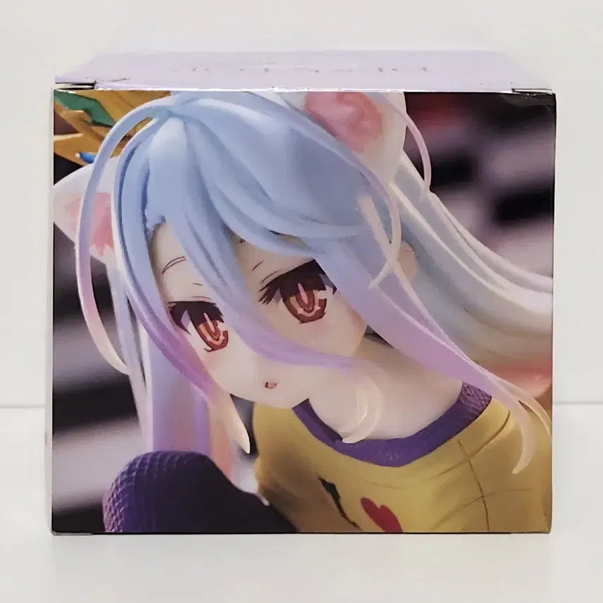 [BUNJANG] Taito Desktop Cute Figure No Game No Life Shiro Cat Ear T-shirt (Unsealed) / 개봉품 타이토 데스크탑 큐트 피규어 노 게임 노 라이프 시로 고양이 귀 T셔츠
