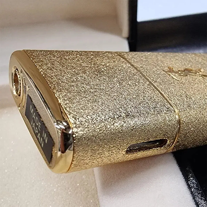 [BUNJANG] Yves Saint Laurent Gold Trim Turbo Lighter - Unused / 입생로랑 금장 터보라이터 정품 미사용 보관 새제품