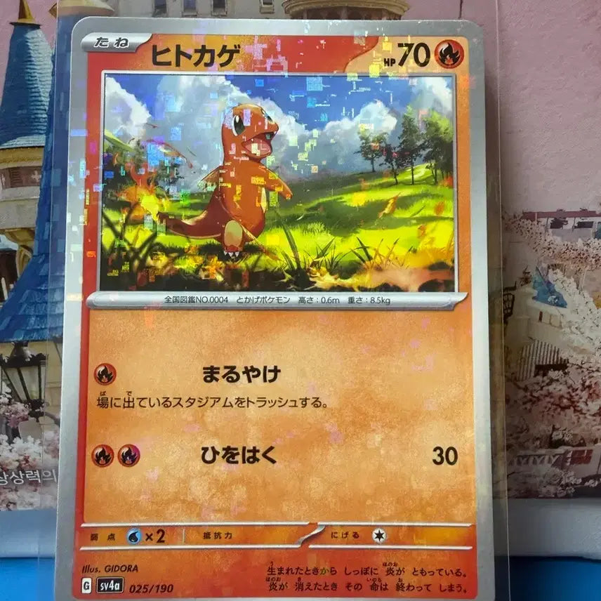 [BUNJANG] Japanese Pokemon Card Charmander, Charmeleon Hologram Set / 일판 포켓몬카드 파이리, 리자드 홀로그램 세트