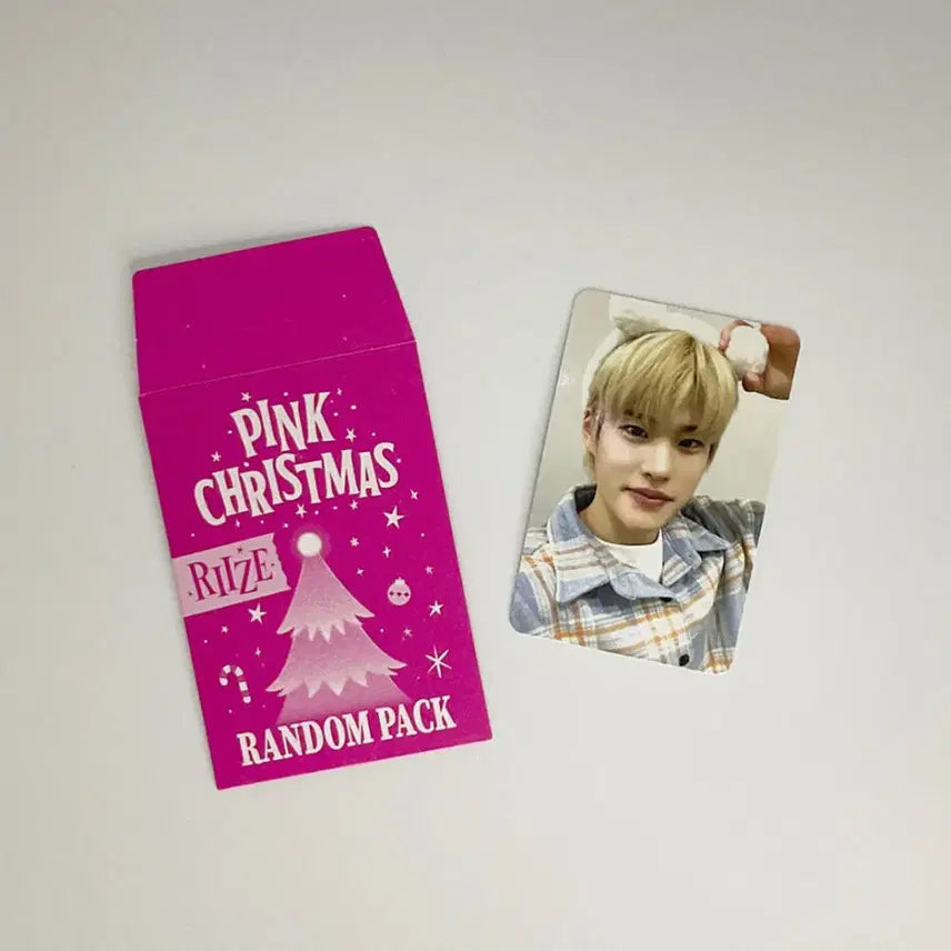 [BUNJANG] RIIZE Sohee 2023 Pink Christmas Photocard / 라이즈 소희 2023 핑크 크리스마스 포토카드 포카 RIIZE SOHEE 2023 PINK CHRISTMAS PHOTOCARD 1