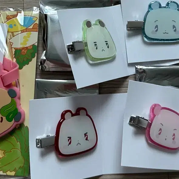 [BUNJANG] Memeemu Hairpin and Hana Card Luggage Tag Bundle / 므메미무 헤어핀 러기지택 양도