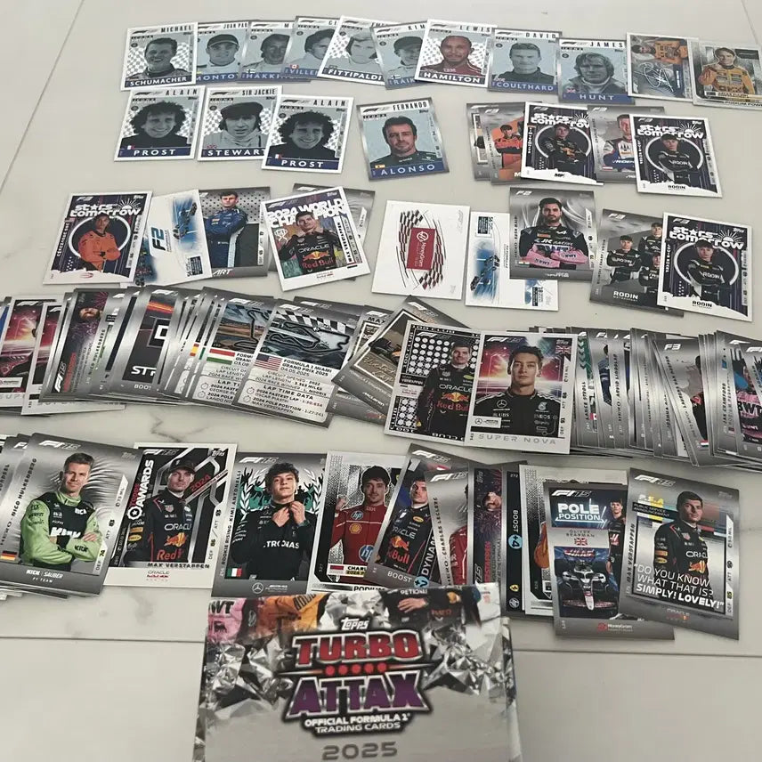 [BUNJANG] 2025 Topps F1 Turbo Attax Card Set / 2025 Topps F1 Turbo Attax 카드 240종!