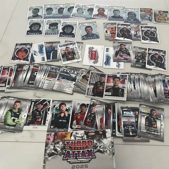 [BUNJANG] 2025 Topps F1 Turbo Attax Card Set / 2025 Topps F1 Turbo Attax 카드 240종!
