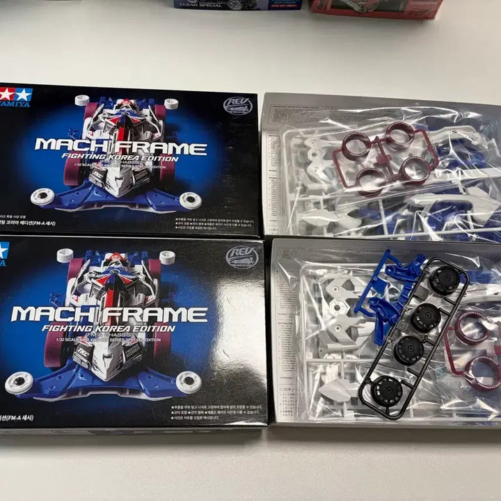 [BUNJANG] Tamiya Copa 1 Mach-Frame Fighting Korea Edition Minicar (Set of 2) / 타미야 코파1 마하프레임 파이팅 코리아 에디션  화이팅코리아 미니카 92438 2개