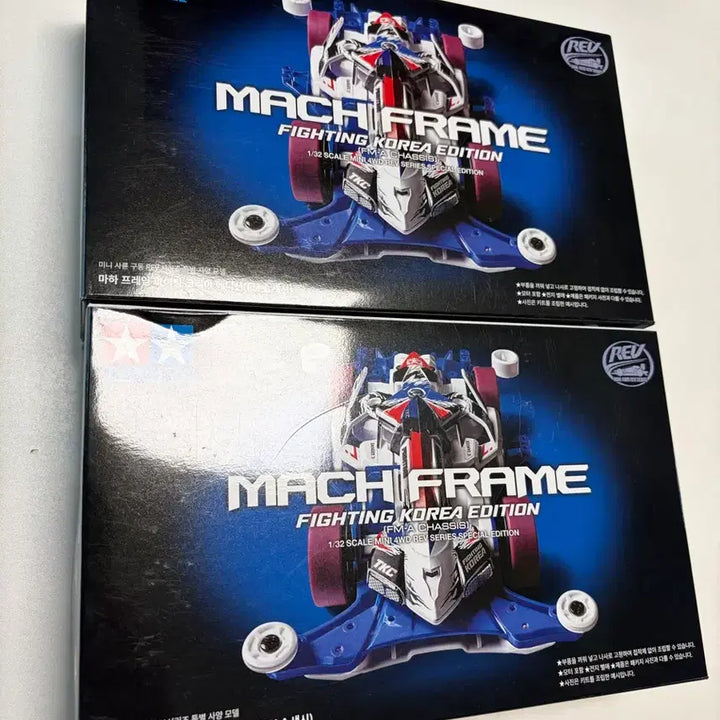 [BUNJANG] Tamiya Copa 1 Mach-Frame Fighting Korea Edition Minicar (Set of 2) / 타미야 코파1 마하프레임 파이팅 코리아 에디션  화이팅코리아 미니카 92438 2개