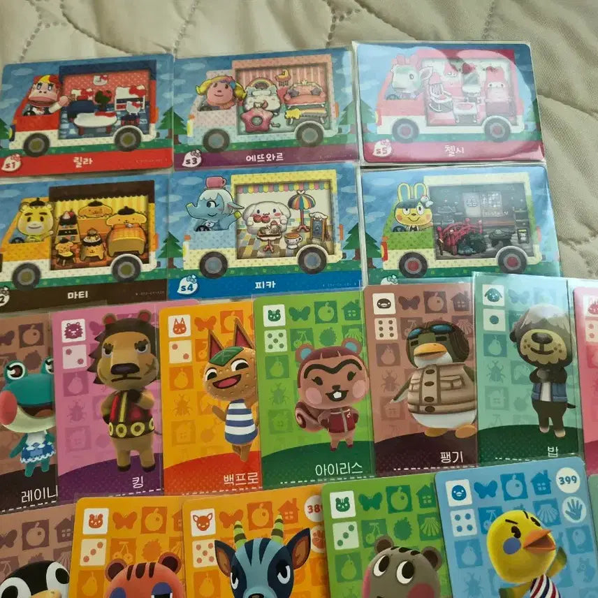 [BUNJANG] Animal Crossing Amiibo Cards Sanrio Villagers Set / 동물의숲 아미보 카드 산리오 주민 모동숲