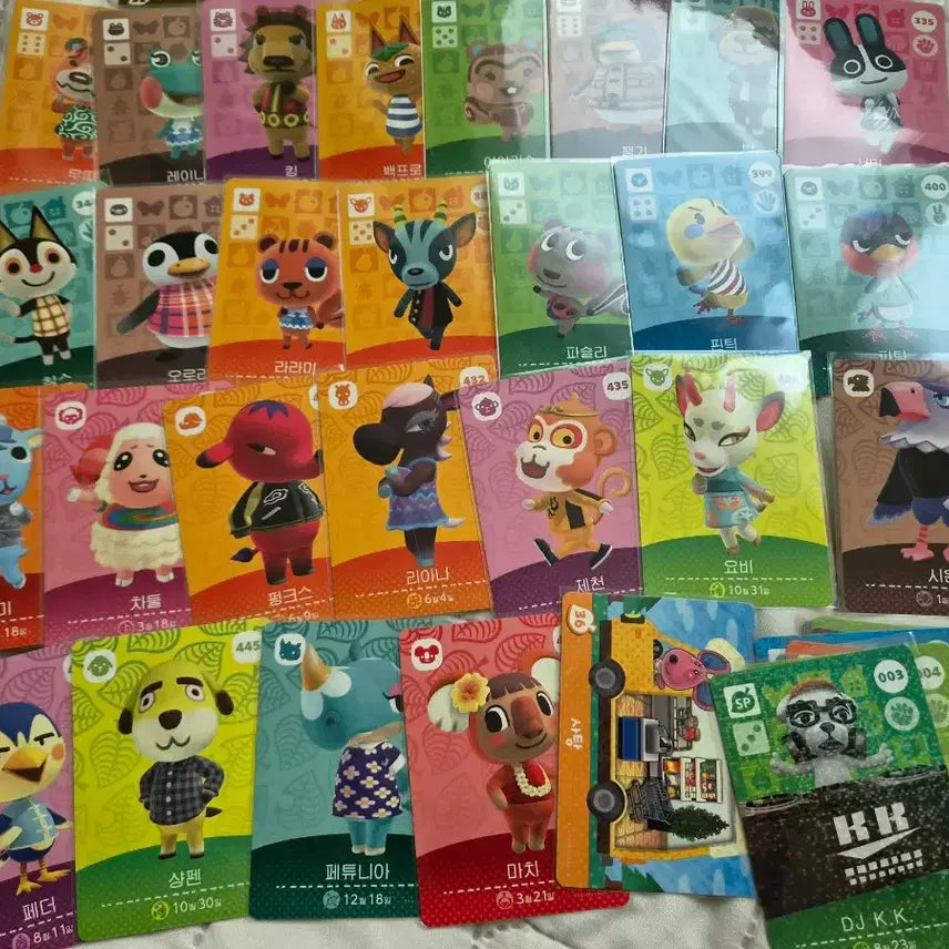 [BUNJANG] Animal Crossing Amiibo Cards Sanrio Villagers Set / 동물의숲 아미보 카드 산리오 주민 모동숲