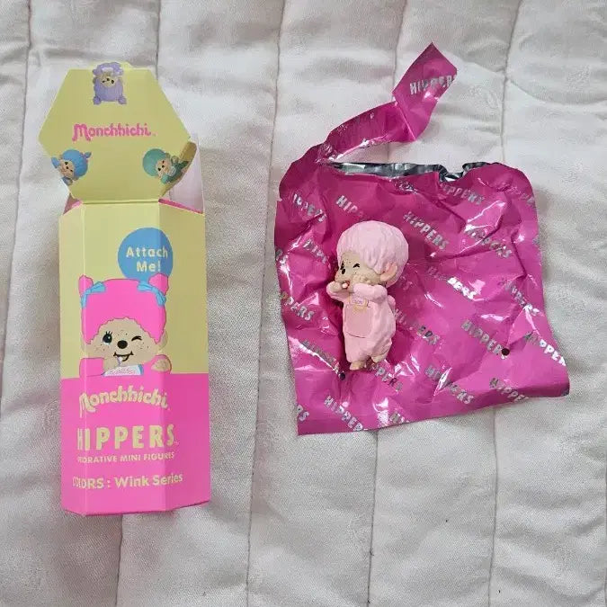 [BUNJANG] Monchhichi Color Hyper Week Series Figure (Pink) / 몬치치 컬러 히퍼 위크 시리즈 피규어 (핑크)