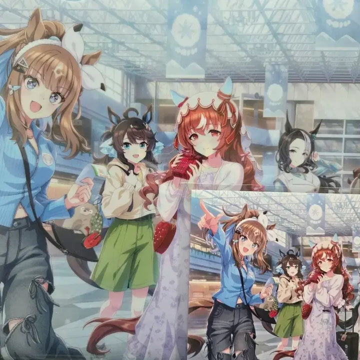 [BUNJANG] Uma Musume Triple Tiara Clear File + Postcard Set / 우마무스메 트래블 팝업 트리플 티아라 클리어파일 + 포스트카드
