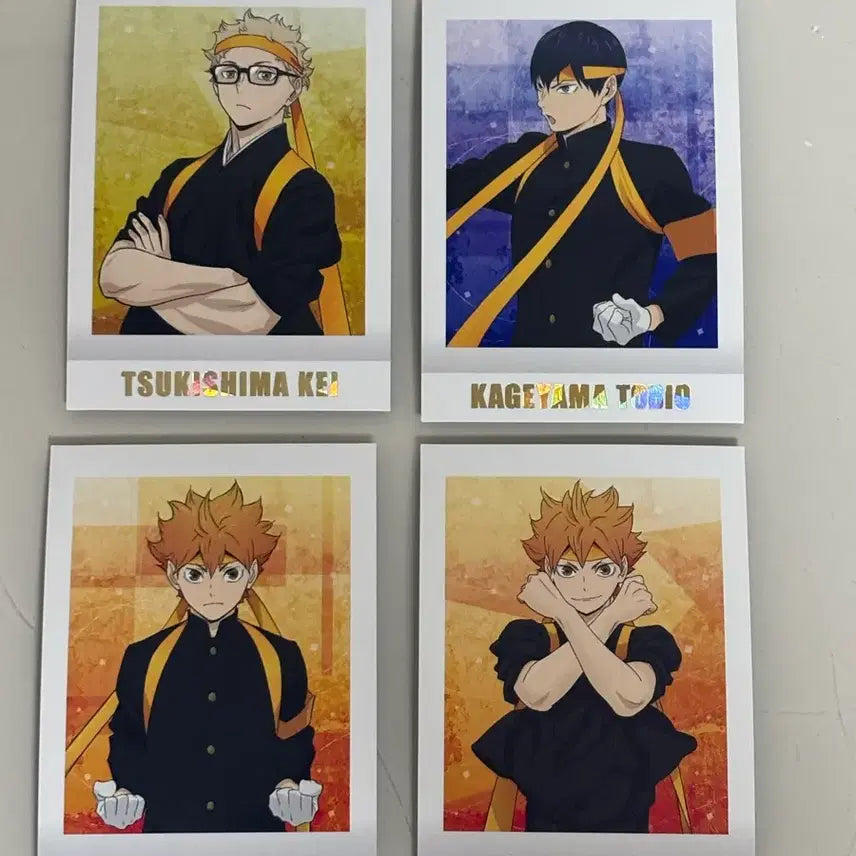 [BUNJANG] Haikyuu!! Karasuno Team "Pasha" Cards Bundle Set / 하이큐 파샤 카라스노 일괄 판매