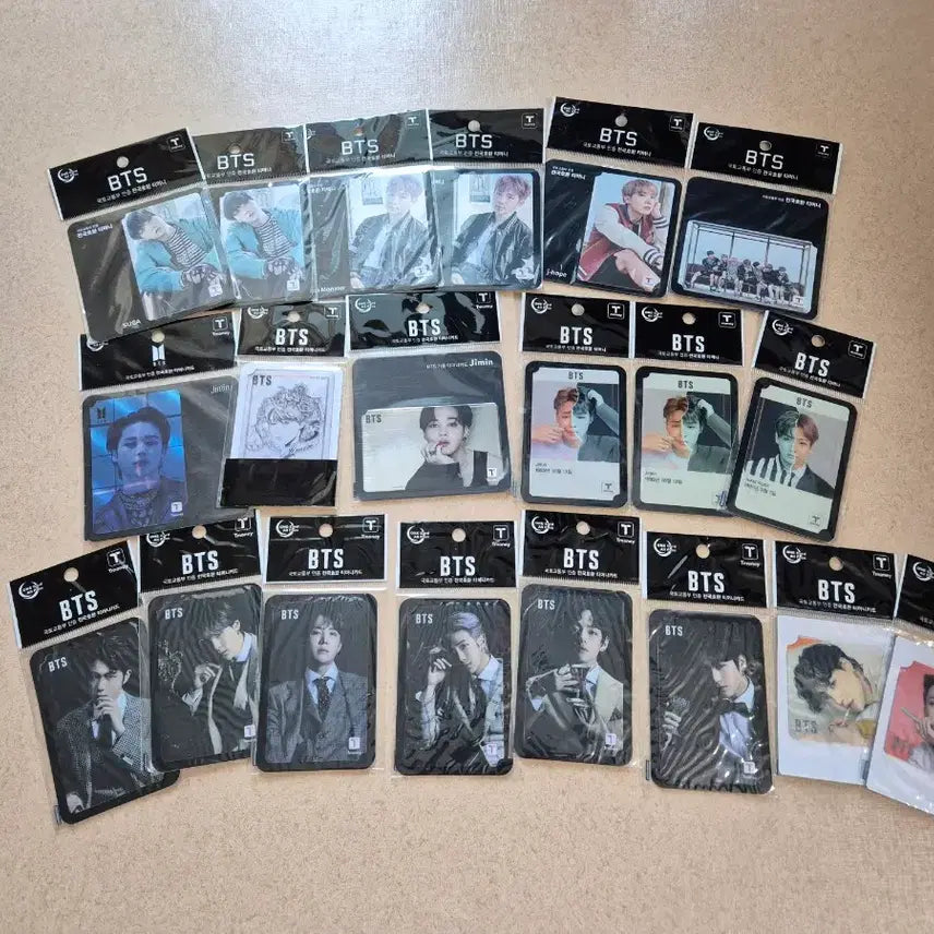 [BUNJANG] BTS T-Money Card Bundle Set (20 cards, Sealed) / 방탄 티머니 미개봉 20장 일괄