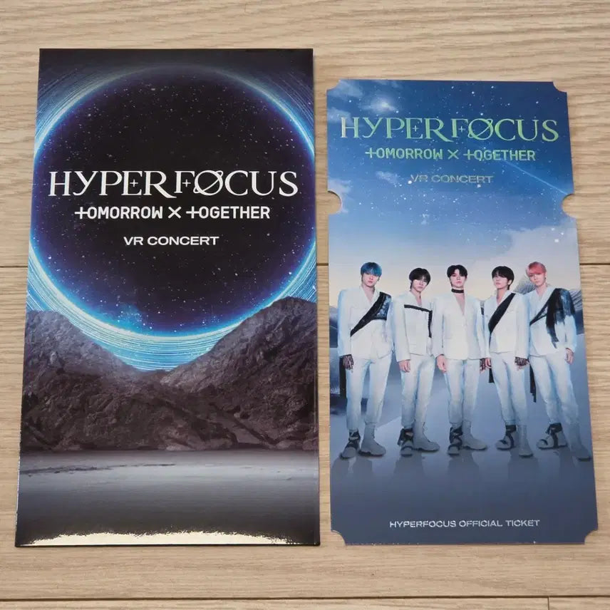 [BUNJANG] TXT Hyperfocus VR Concert POB Ticket (Cover Included) / 투바투 하이퍼포커스 VR 콘서트 특전 티켓