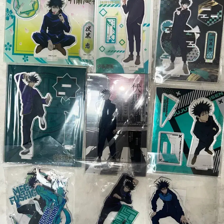 [BUNJANG] Fushiguro Megumi Acrylic Stand Bundle Set / 주술회전 후시구로 메구미 아크릴 스탠드 일괄