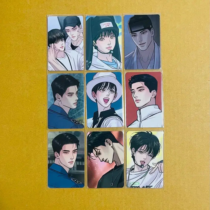 [BUNJANG] Nighty Night, Honey! Resin Sparkles Signature Photocard Set (9 Types) / 야화첩 레진 스파클즈 시그 등 포토카드 9종