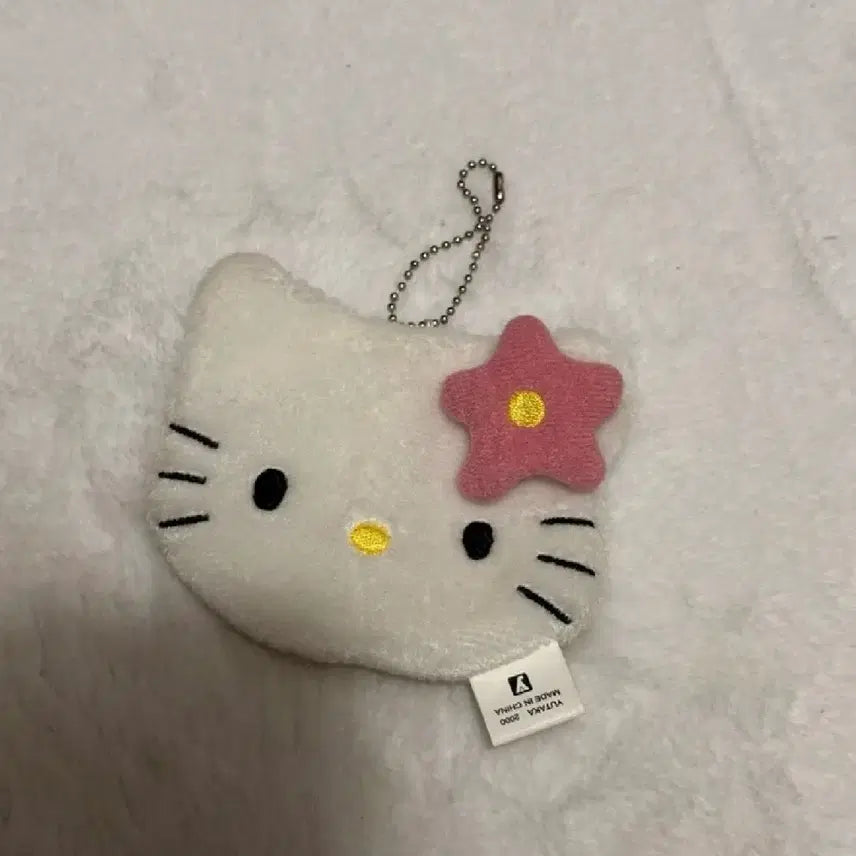[BUNJANG] Sanrio Classic Kitty "Flower Kitty" Hot Pack Keyring Doll / 고전키티 꽃키티 핫팩키링 인형키링 카오하나키티