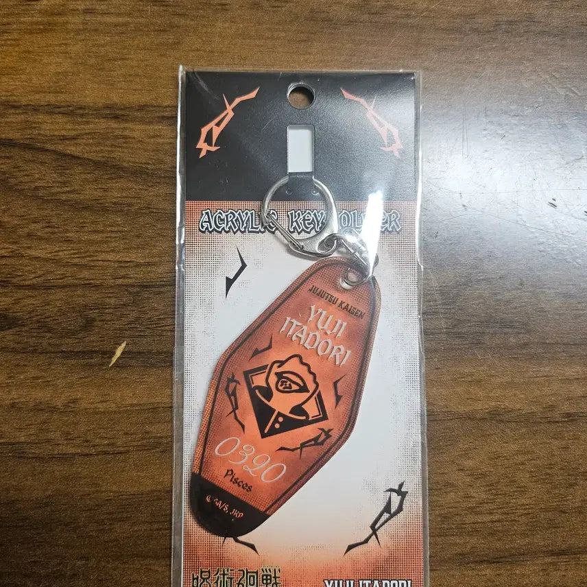 [BUNJANG] Jujutsu Kaisen Yuji Itadori Acrylic Hotel Keychain / 주술회전 이타도리 유지 아크릴 호텔키링