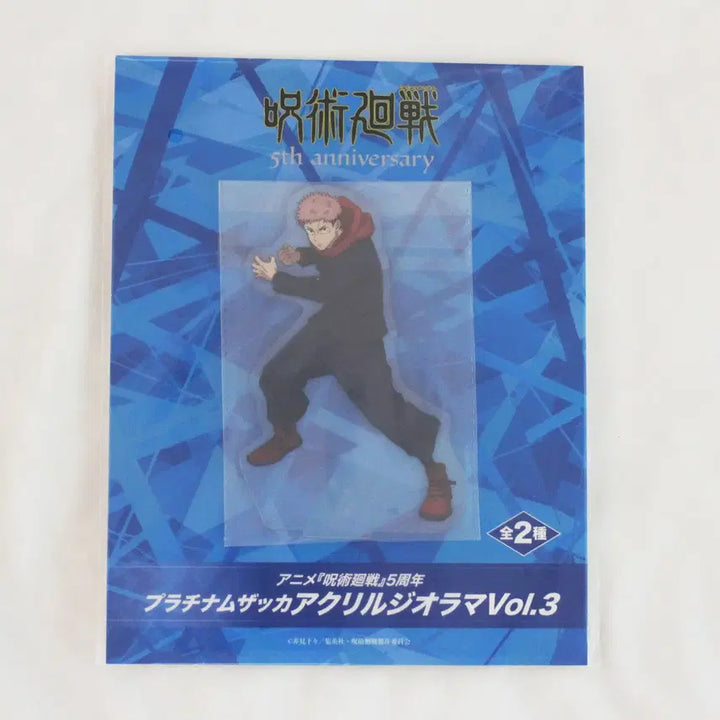 [BUNJANG] Jujutsu Kaisen Yuji Itadori 5th Anniversary Round1 Platinum Sega Acrylic Diorama Stand Vol.3 (Sealed) / [미개봉] 주술회전 이타도리 유지 5주년 라운드원 플래티넘 세가 아크릴 디오라마 스탠드 Vol.3