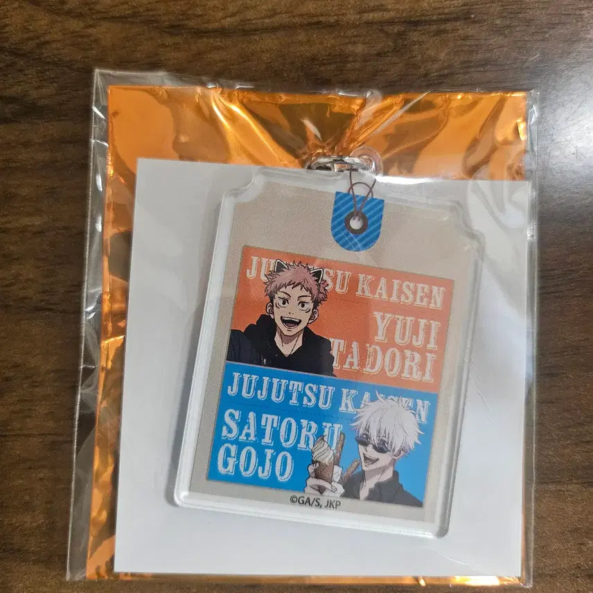 [BUNJANG] Jujutsu Kaisen Itadori &amp; Gojo Acrylic Keychain / 주술회전 이타도리&amp;고죠 아크릴 키링