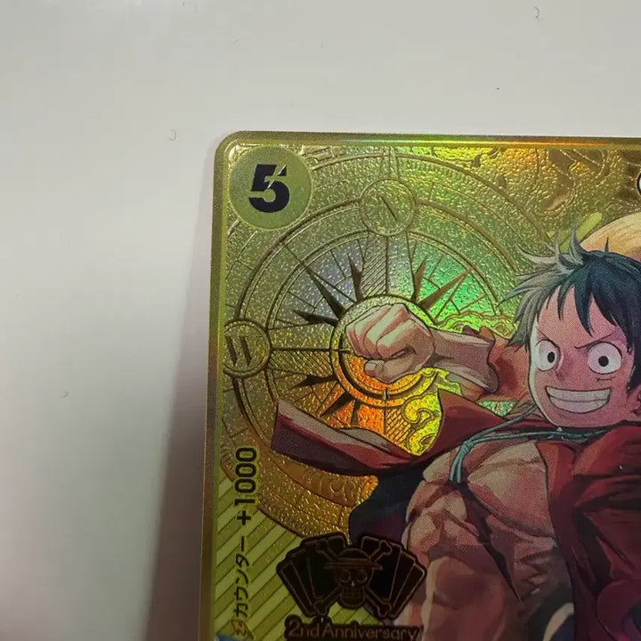 [BUNJANG] One Piece 2nd Anniversary Monkey D. Luffy Card / [일판] 원피스 2주년 몽키 D 루피 카드