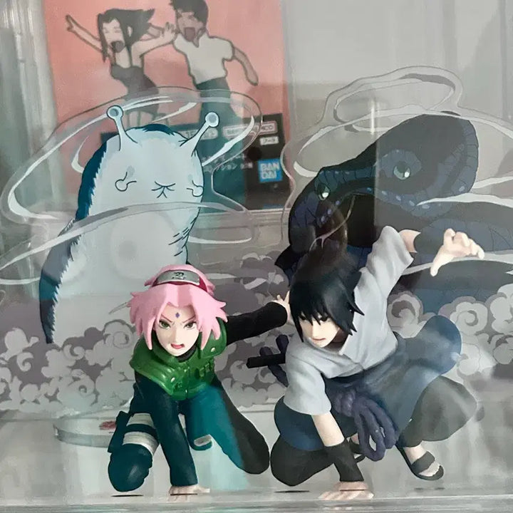 [BUNJANG] Naruto Sakura Sasuke Summon Beast Spectacle Acrylic Set / 나루토 사쿠라 사스케 스펙타클 피규어 소환수 아크릴세트