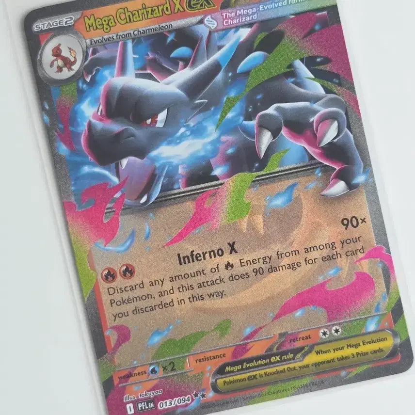 [BUNJANG] Pokemon Card Mega Charizard X ex (PFL EN 013/094) / [영판/북미판] 포켓몬 카드 메가리자몽X ex 013/094 (PFL)