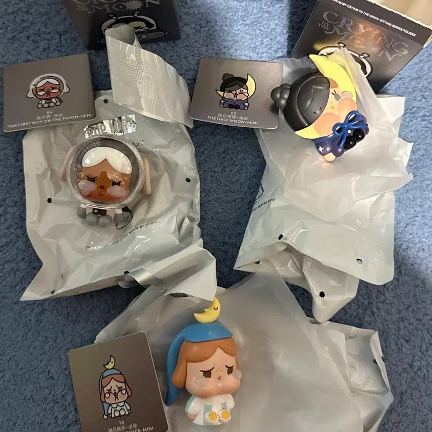[BUNJANG] Pop Mart CRYBABY Figure 3-Piece Bundle Set / 팝마트정품 크라이베이비 피규어 3종 일괄