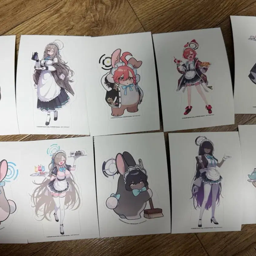 [BUNJANG] Blue Archive 2nd Anniversary Aniplex Collaboration Special Sticker Set / 블루아카이브 2주년 애니플러스 콜라보 특전 스티커