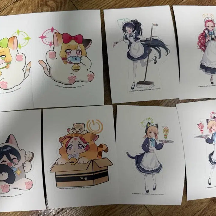 [BUNJANG] Blue Archive 2nd Anniversary Aniplex Collaboration Special Sticker Set / 블루아카이브 2주년 애니플러스 콜라보 특전 스티커