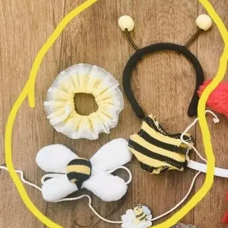 [BUNJANG] 10cm Doll Clothes Honeybee Outfit / 누이옷 인형옷 꿀벌옷 판매합니다!(10깅)