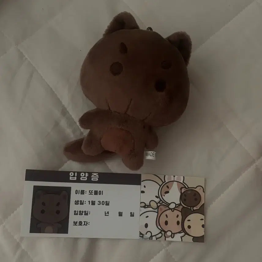[BUNJANG] TWS Dohyun "Ttotoli" 10cm Plush Doll / 투어스 도훈 10cm 인형 또톨이 양도