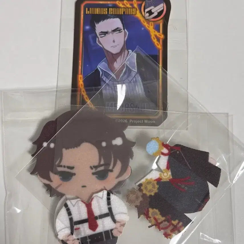[BUNJANG] Limbus Company Heathcliff Badge &amp; Meursault Animate Japan Exclusive Seal Bundle / 림버스컴퍼니 히스클리프 뱃지 &amp; 뫼르소 특전 씰 일괄판매