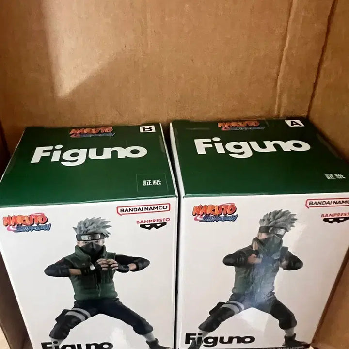 [BUNJANG] Bandai Naruto Pignono Kakashi Figure Bundle Set (Sealed) / 2개)미개봉나루토 피규어 일괄 카카시 피그노 피구노 figuno A,B 반다이
