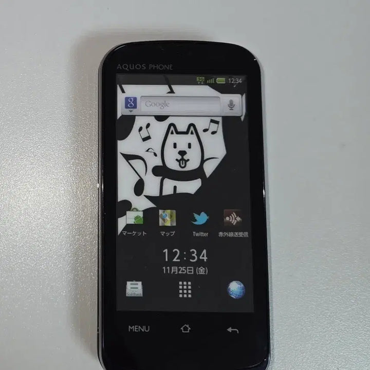 [BUNJANG] SoftBank Classic Dog Figurine Feature Phone Mock-up / 고전 일본 softbank 강아지 모형폰 목업폰 피처폰
