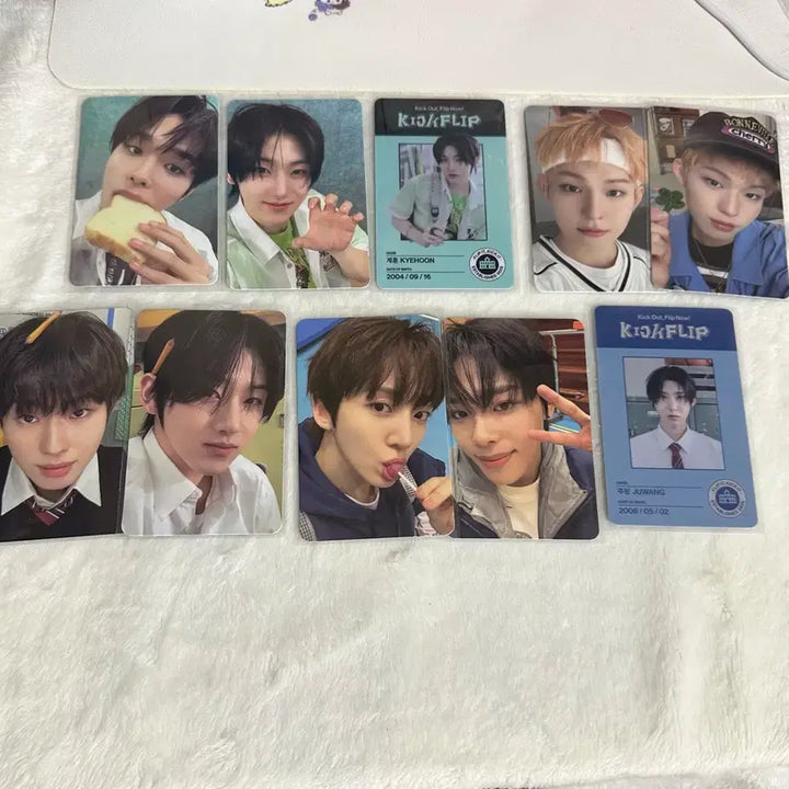 [BUNJANG] Kickflip Bundle Set Photocard Set (Kehun, Amaru, Donghwa, Juwang, Minje, Keiju, Donghyun) / (일괄 포카포함) 킥플립 kickflip 앨범 포토카드 포카 계훈 아마루 동화 주왕 민제 케이주 동현