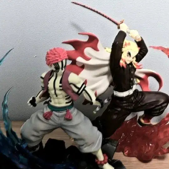 [BUNJANG] Demon Slayer Akaza &amp; Kyojuro Bundle Figure Set / 아카자 쿄쥬로 일괄 판매