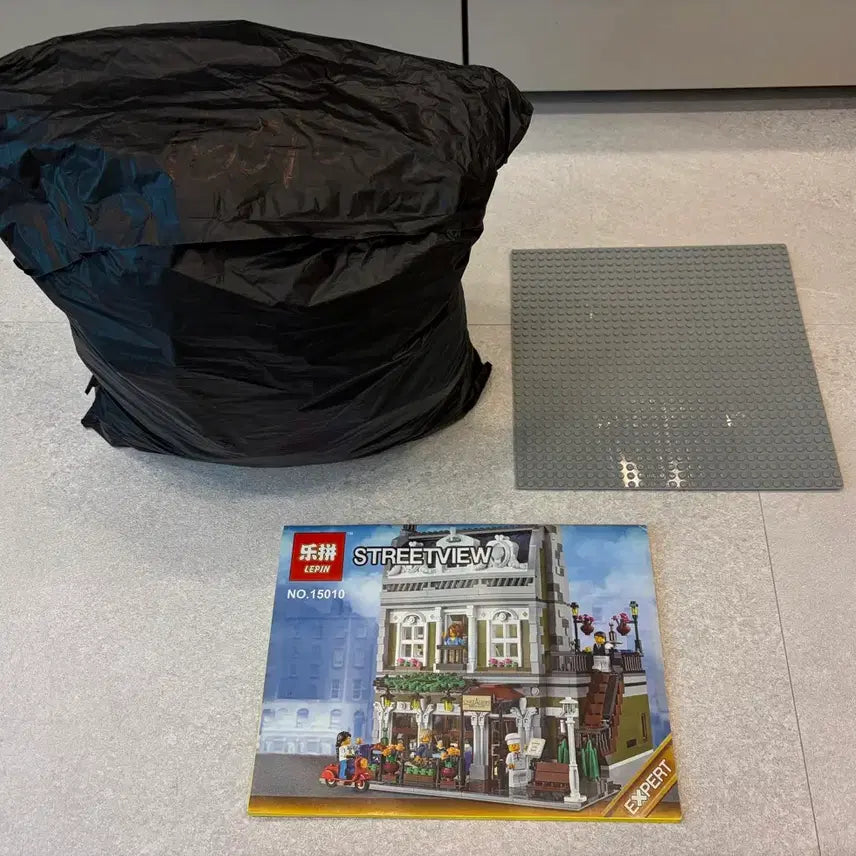 [BUNJANG] Lepins Compatible Modular Paris Restaurant 15010 Building Blocks Set / 레핀 레고 호환 모듈러 파리레스토랑 15010