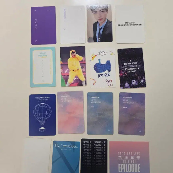 [BUNJANG] BTS Jin Photocard Bundle Set / 방탄소년단 bts 김석진 jin 포카 일괄양도