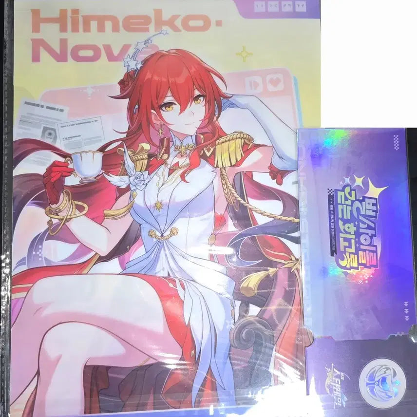 [BUNJANG] Honkai: Star Rail Exhibition Secret Silver Wolf Ticket &amp; L-Sided File Bundle Set / 스타레일 전시회 시크릿 은랑 입장 특전 티켓, L자 양면 파일 특전 일괄